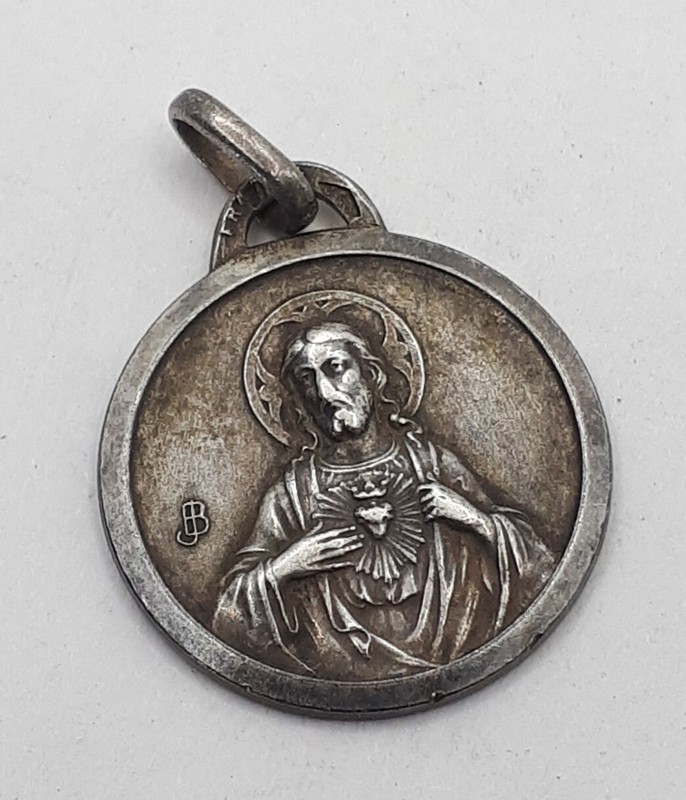 Medaille Religieuse Regina DÃ©Cor Carmeli SacrÃ© CÅUr Jesus Religious Medal Argent