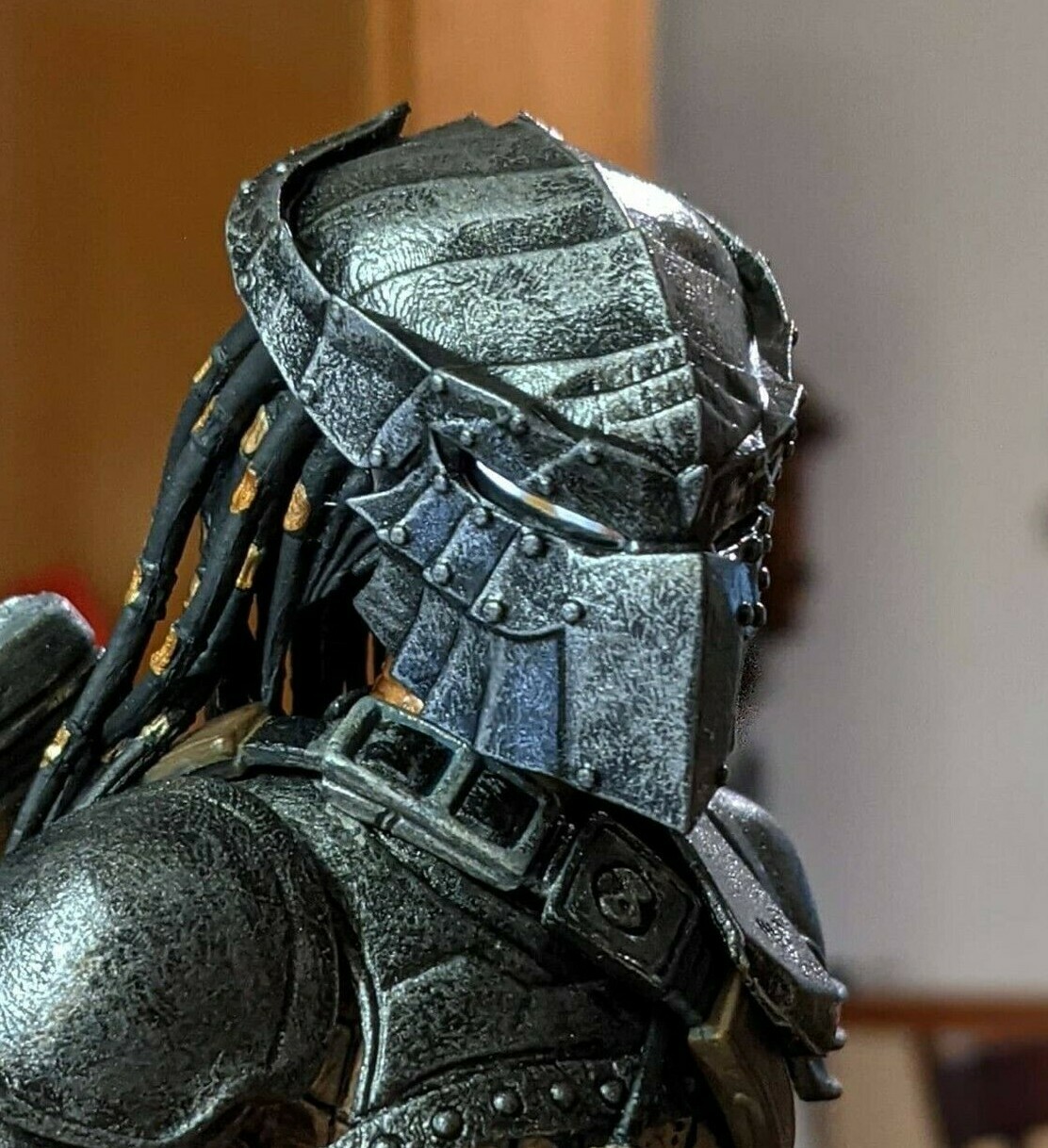 necaプレデター用カスタムマスク Custom 1/4 Elite Predator Mask For Neca Jungle Hunter