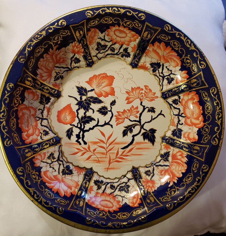 Vintage 1971 Daher Decorated Ware England Decorative Tin 10 Bowl