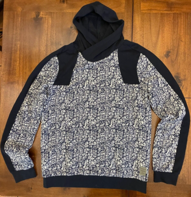 SCOTCH SODA Amsterdam Couture Hoodie Mens XXL 2XL Blue Pullover