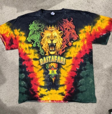 Liquid Blue Rastafari Tie-Dye Shirt, Brand New , Mens Sizes