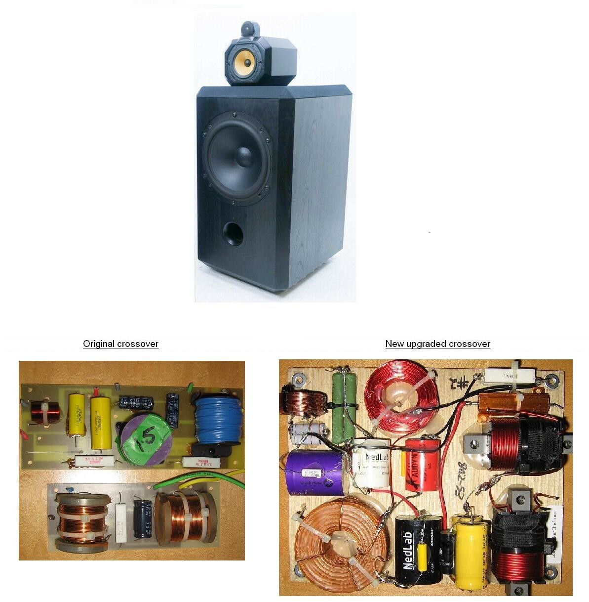 B&W 801 -S3 matrix Speaker - crossover upgrade restore - NEW