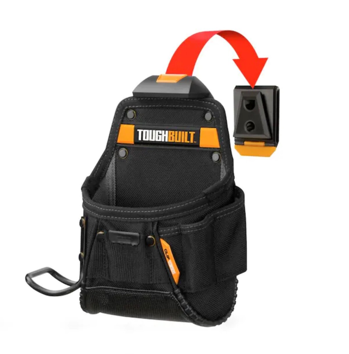 TOUGHBUILT Project Belt Tool Pouch Hammer Loop ClipTech Hub 6Pockets