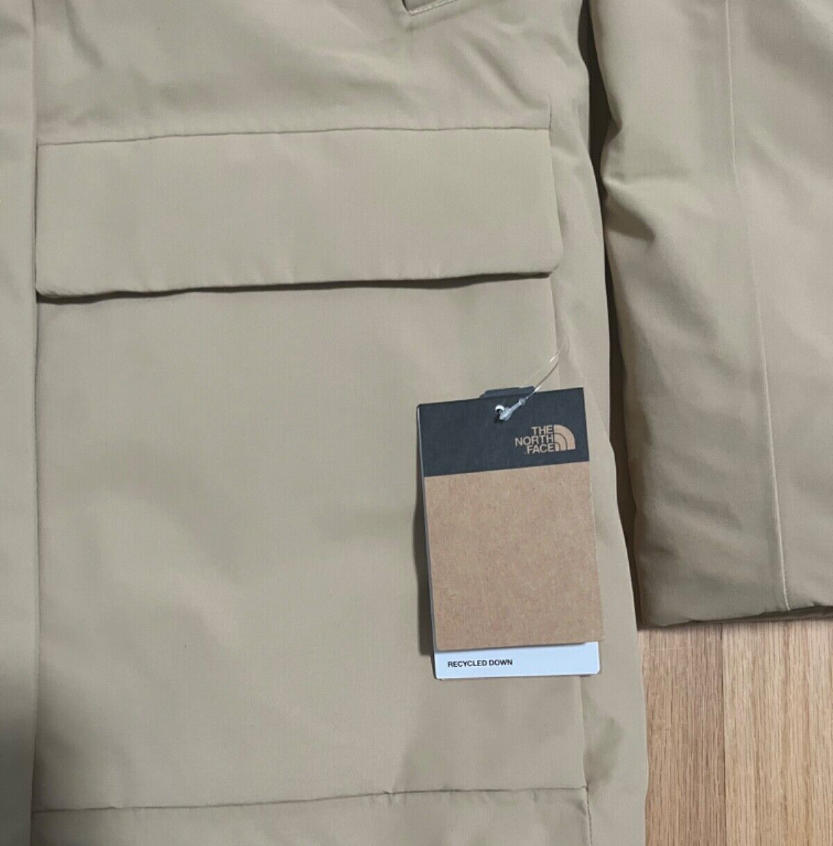 Pre-owned The North Face Arctic Parka Premium Coat Almond Butter $500 Women Sz Medium In Beige