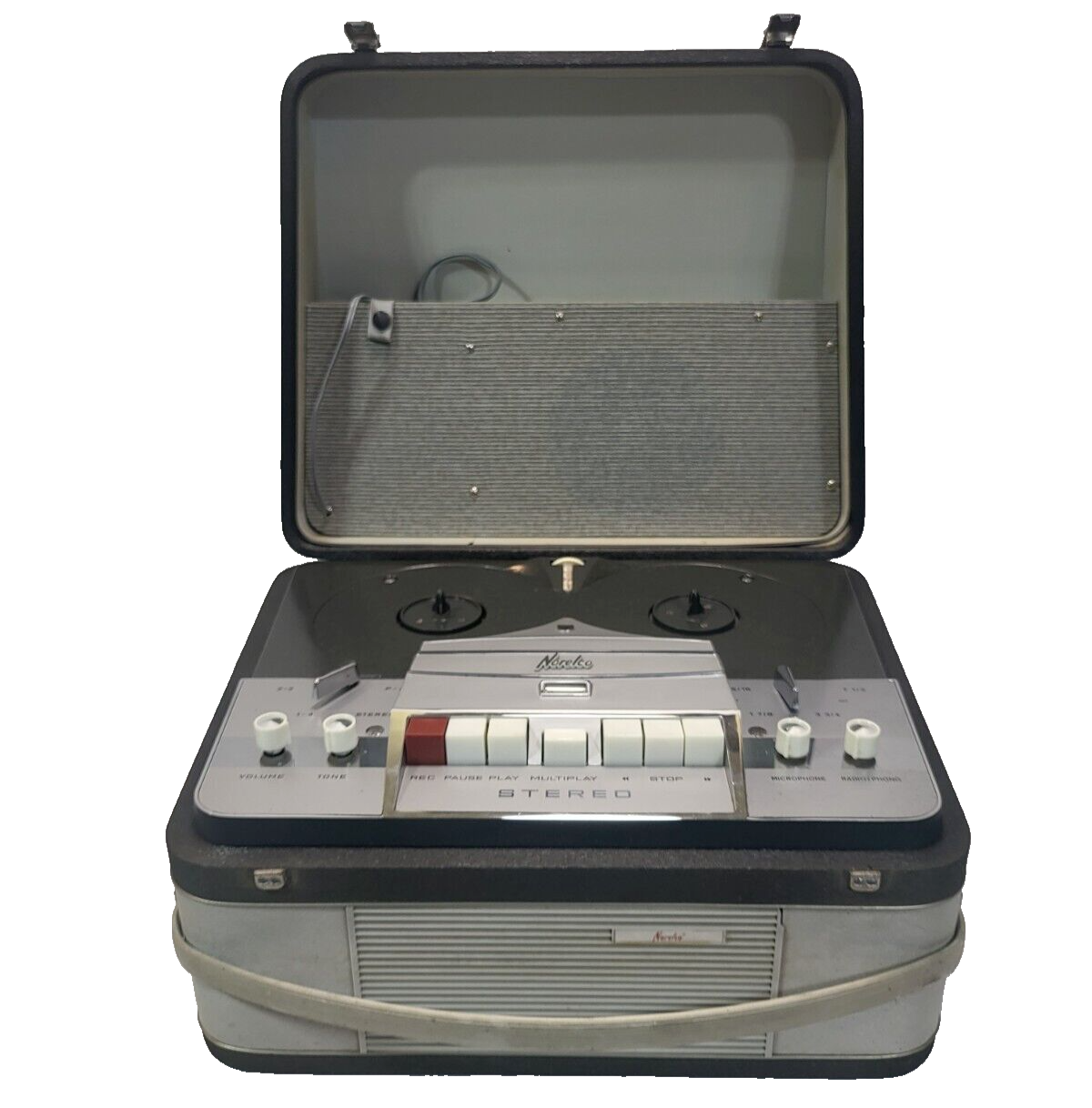 Rare Portable Norelco EL 3534A/54A Stereo Reel To Reel Tape Recorder - Untested