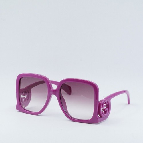 Pre-owned Gucci Gg1326s 004 Fuchsia/violet Gradient 58-19-140 Sunglasses Authentic