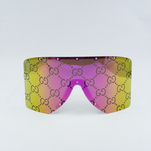 Pre-owned Gucci Gg1244s 002 Gold/pink 99-1-125 Sunglasses In Yellow