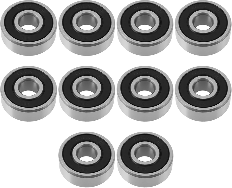 10Pcs R4A-2RS Ball Bearings with Rubber Seal 1/4