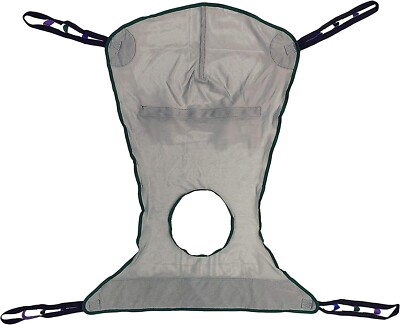 Tuffcare Full Body Shower Bath Commode Sling Compatible with Hoyer Invacare MED