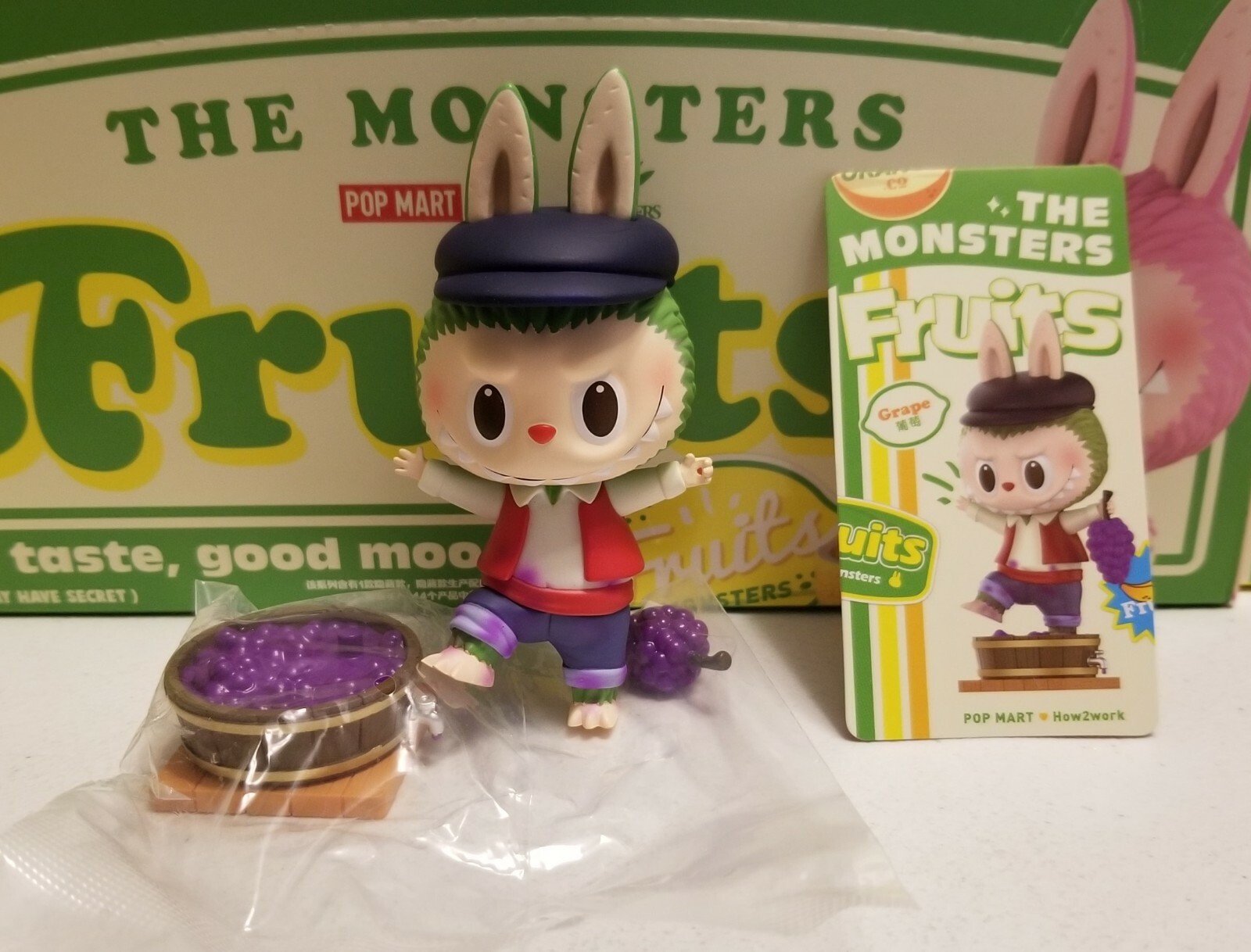 Pop Mart Labubu The Monsters Fruits Series Grape Mystery Pop Mart Labubu The Monsters Fruits Series Grape Mystery