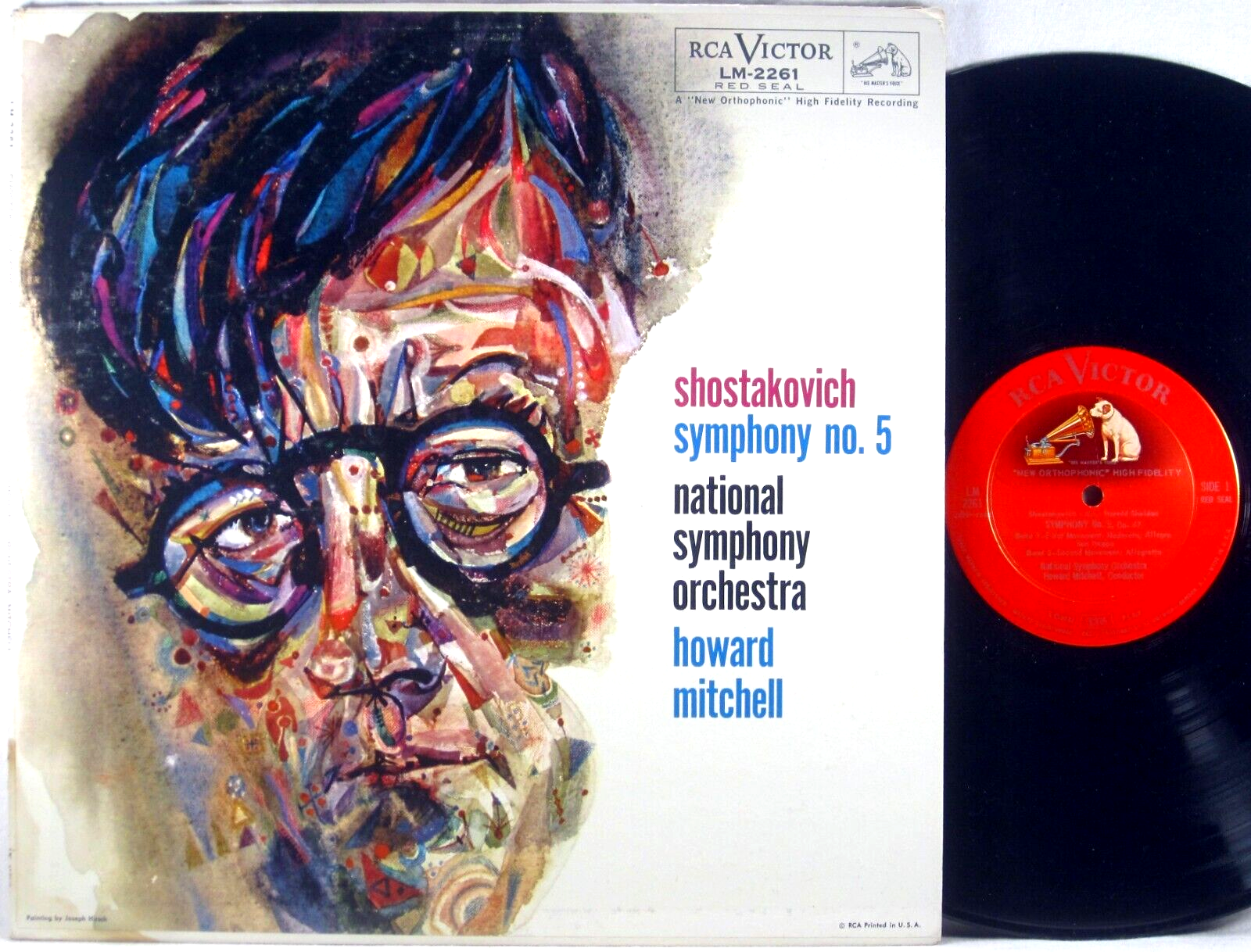 RCA SHADED DOG 1959 Shostakovich SYMPHONY #5 Mitchell LM RCA SHADED DOG 1959 Shostakovich SYMPHONY #5 Mitchell LM