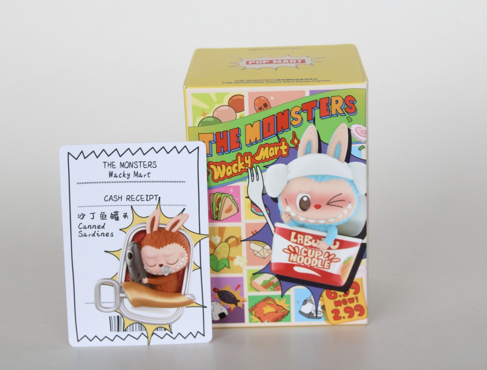 Canned Sasdines Wacky Mart labubu 3点セット Canned Sasdines Wacky Mart labubu 3点セット Pop Mart Labubu