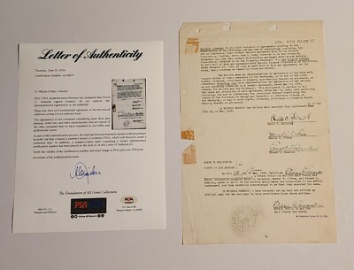 David O Selznick Producer Signed PSA DNA Autograph Auto COA Gone With The Wind