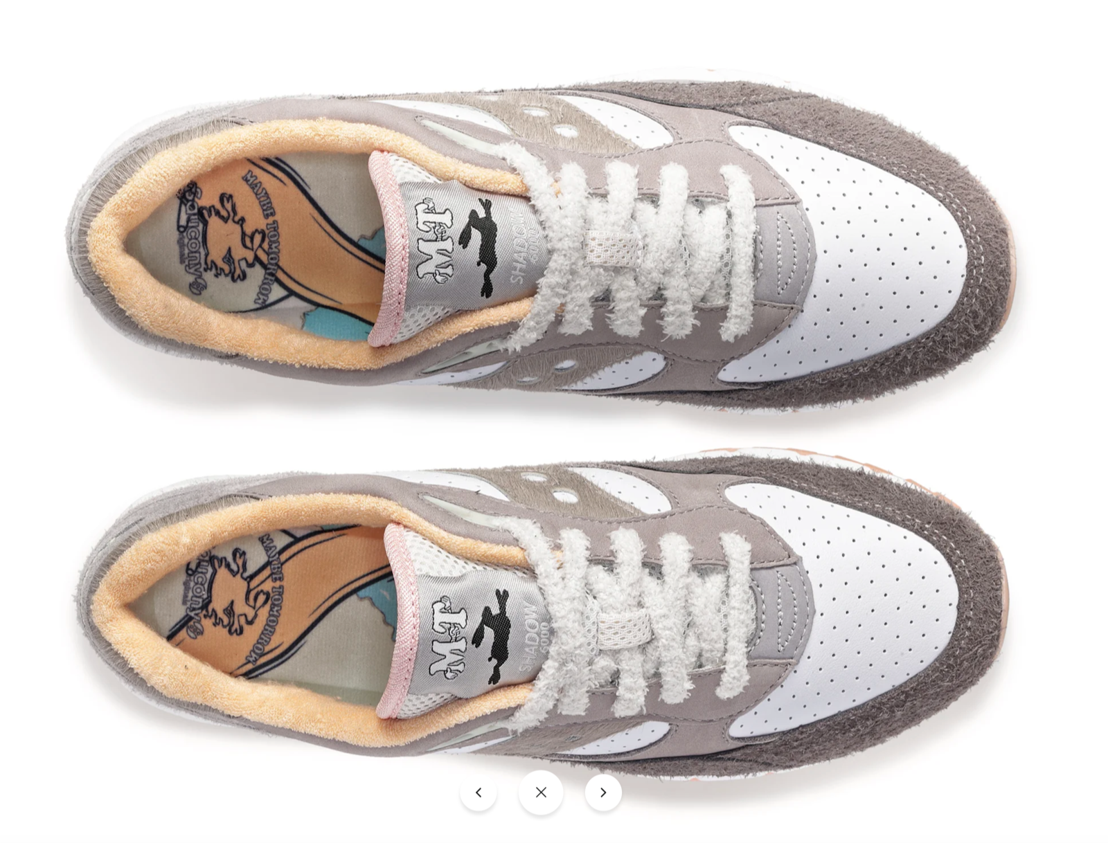 Pre-owned Saucony X Maybe Tomorrow Shadow 6000 Mens Kith (new Balance 990 Style) Size 10.5 In White
