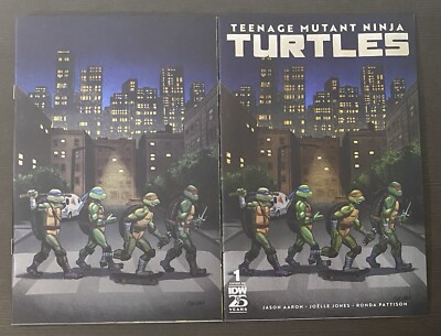 Teenage Mutant Ninja Turtles #1 Abbey Road Beatles FOIL Trade 2024 SDCC Comics