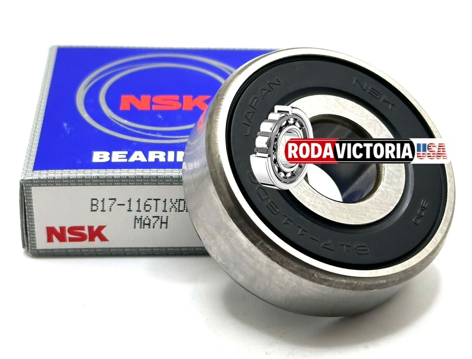 NSK B17-116 2RS ALTERNATOR BALL BEARING DG175218 B30-4 NSK B17-116 2RS ALTERNATOR BALL BEARING DG175218 B30-4