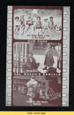 1929 Exhibit Our Gang Postcard Back Scene from Bring Home the Bacon READ 3q4