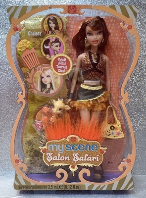 Barbie My Scene Junglicious Salon Safari Chelsea Doll Twist Hair