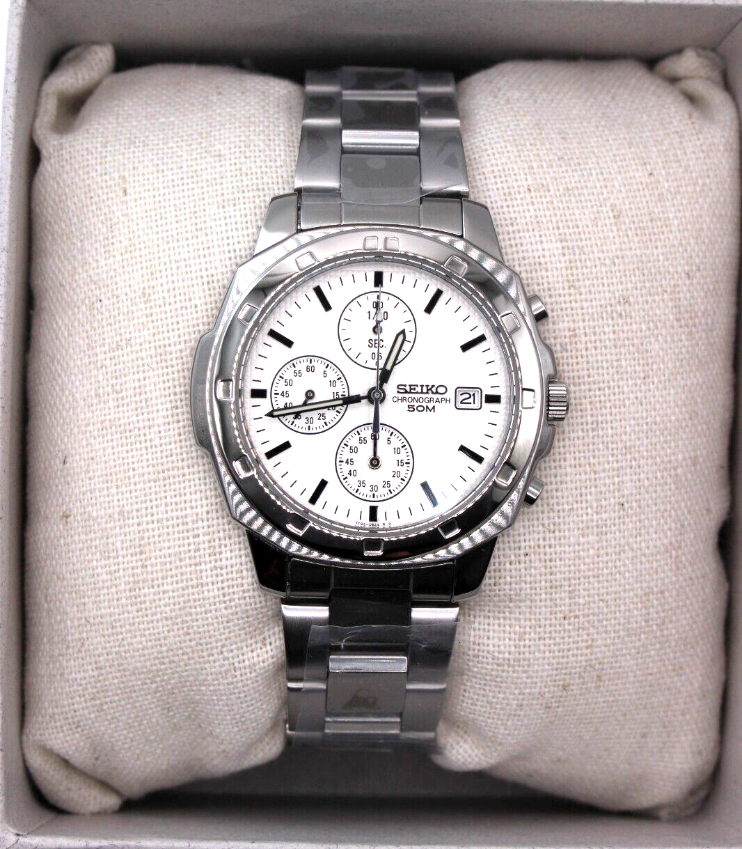 SEIKO SND187 P1 Chronograph Watch Overseas Reimported Models