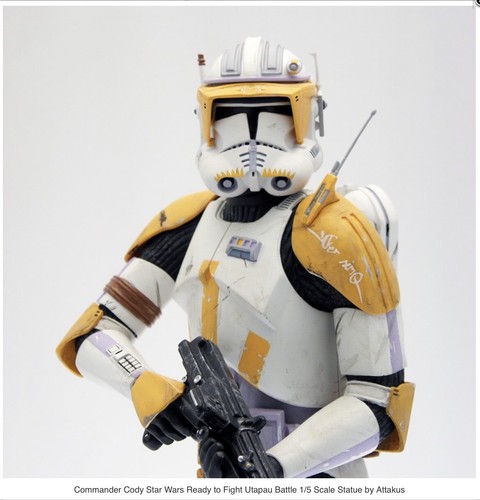 ATTAKUS STAR WARS コマンダーコディ 1/5スケール Attakus Commander Cody Statue Star Wars Utapau Battle 1/5