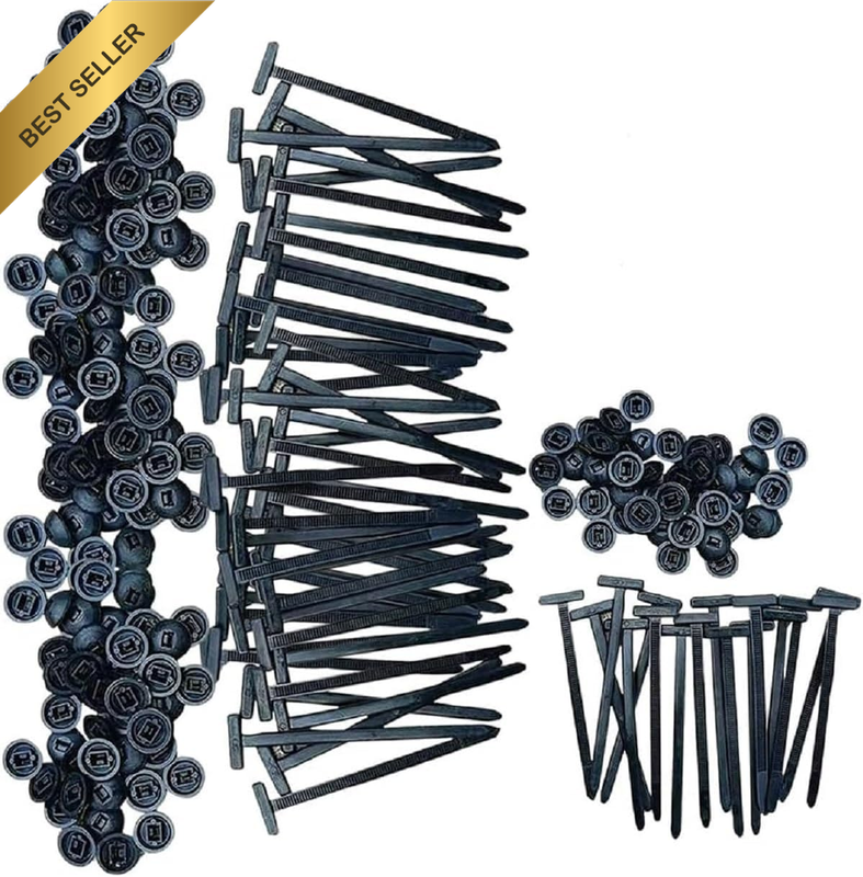 100PCS Cable Tie Buckle, Nylon Cable Ties, Heavy Duty Self-Repairig Universal Ca