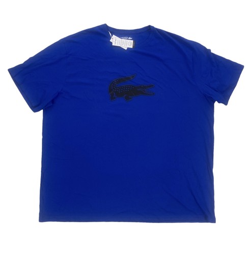 

NEW Lacoste Sport Big - Tall Graphic Crew Мужская футболка с коротким рукавом синяя, размер, Синий
