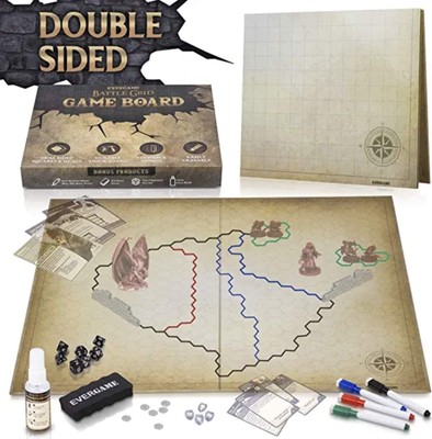 EVERGAME Foldable Reusable DND Mat for Usage with Dungeons and Dragons Mat, Boar