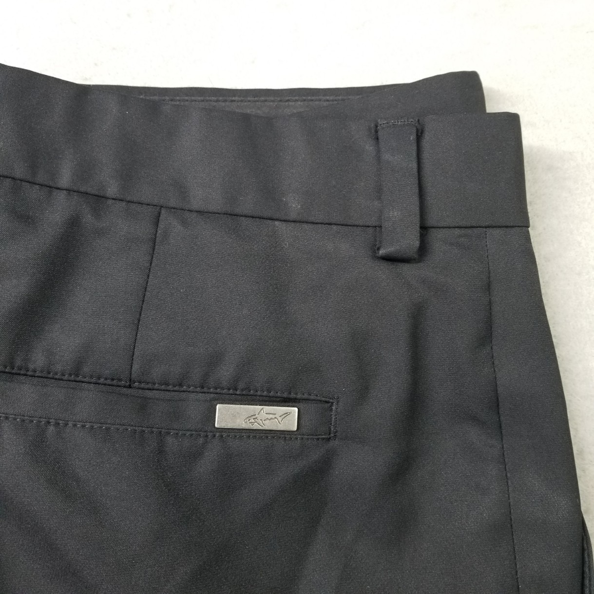 Greg Norman Pants Men Size 33x30 Black Polyester Golf For Tasso Elba Performance