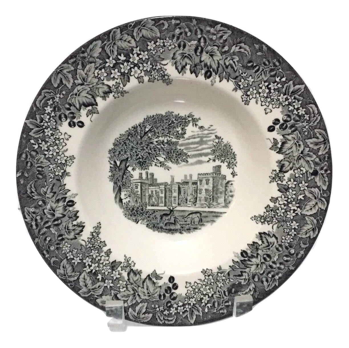 Wedgwood Romantic England Queen S Ware Black Soup Bowl Rimmed Plate 9 のebay公認海外通販 セカイモン