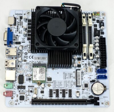 Coinmine ITX Motherboard with AMD A8-4555M and Radeon HD