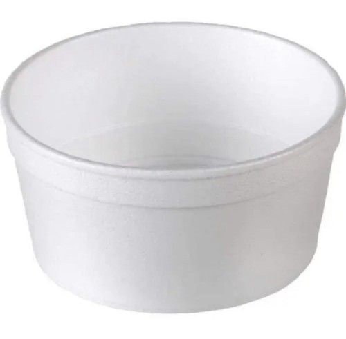 Wincup F8 Foam Food Container, 8 oz, Cube 3.90, White (20 Sleeves of 25 Cups)