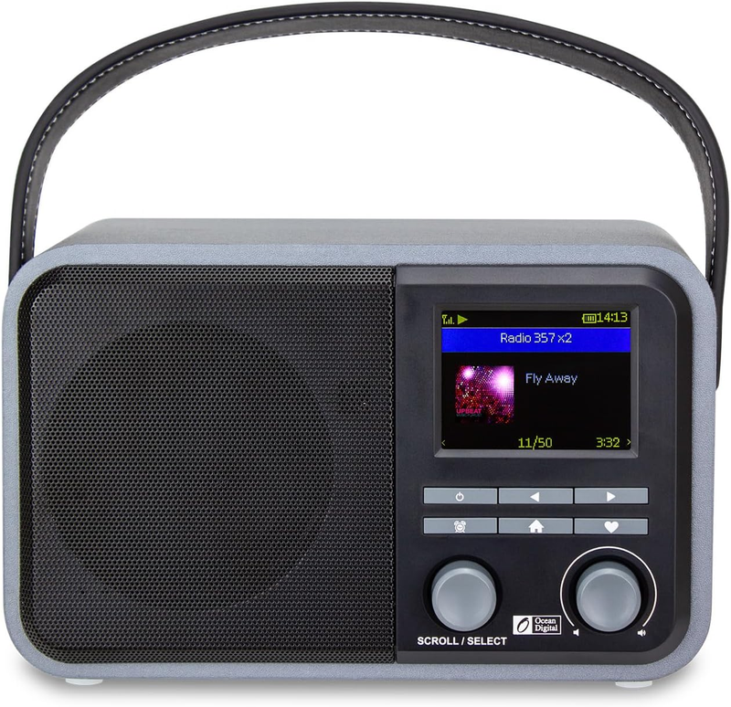 Ocean Digital WR-330 Wi-Fi Internet FM Radio Portable with H