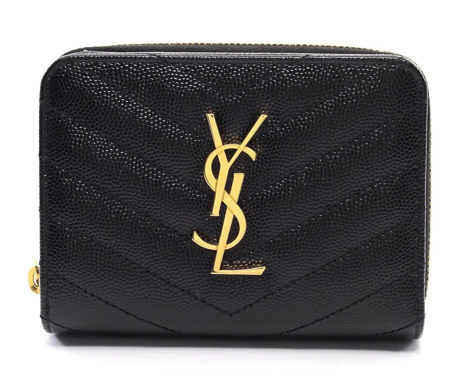 ■Saint Laurent■ Small Monogram Matelasse Wallet Blanc Vint 0400018014036_BLANCVINTAGE?wid
