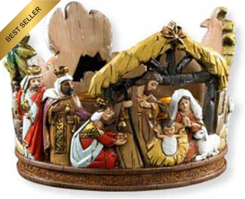 Nativity Advent Candleholder