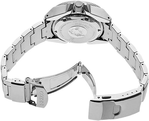 Pre-owned Seiko Srpf03 Prospex Men's Silver-tone 44mm Stainless Steel Black Dial Watch