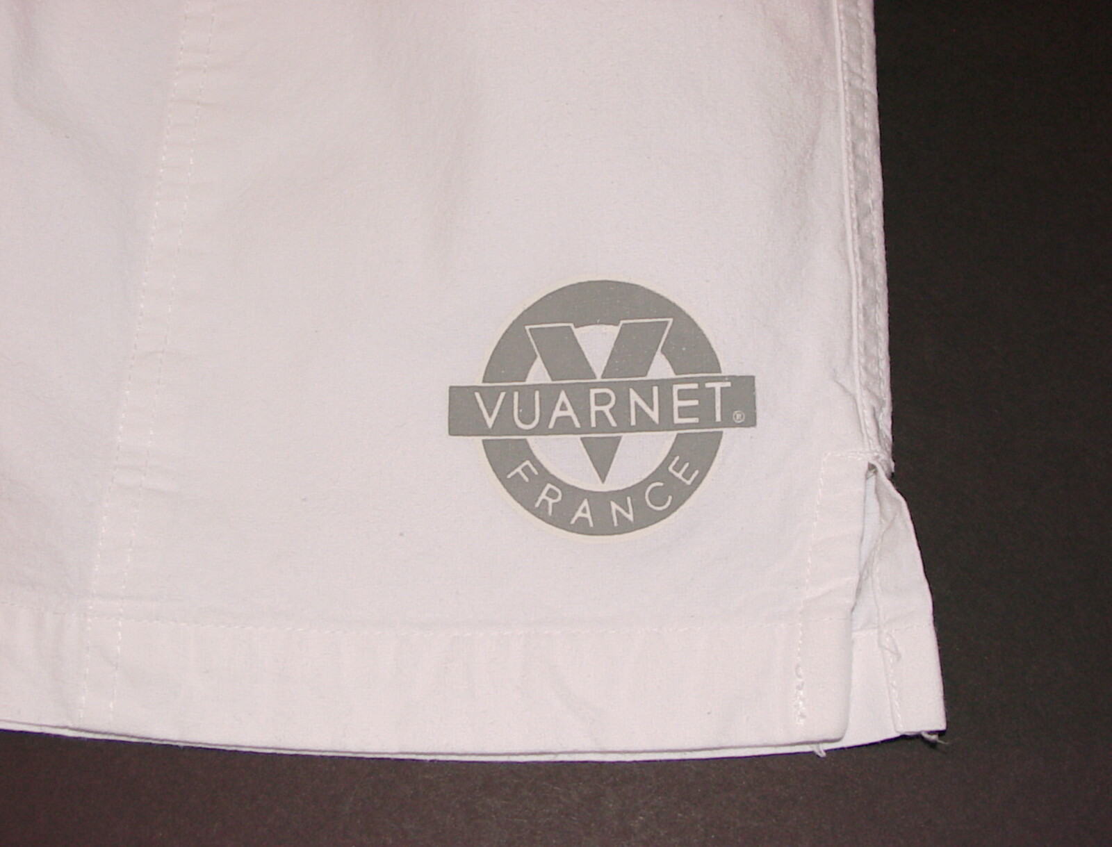 Vintage 90s VUARNET France SHORT SHORTS White 100% Cotton NEW Old Stock No Tags