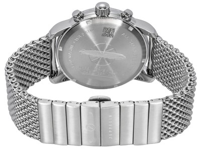 Pre-owned Zeppelin Lz14 Chronograph Ice Blue Dial Quartz Men's Watch 8886m3