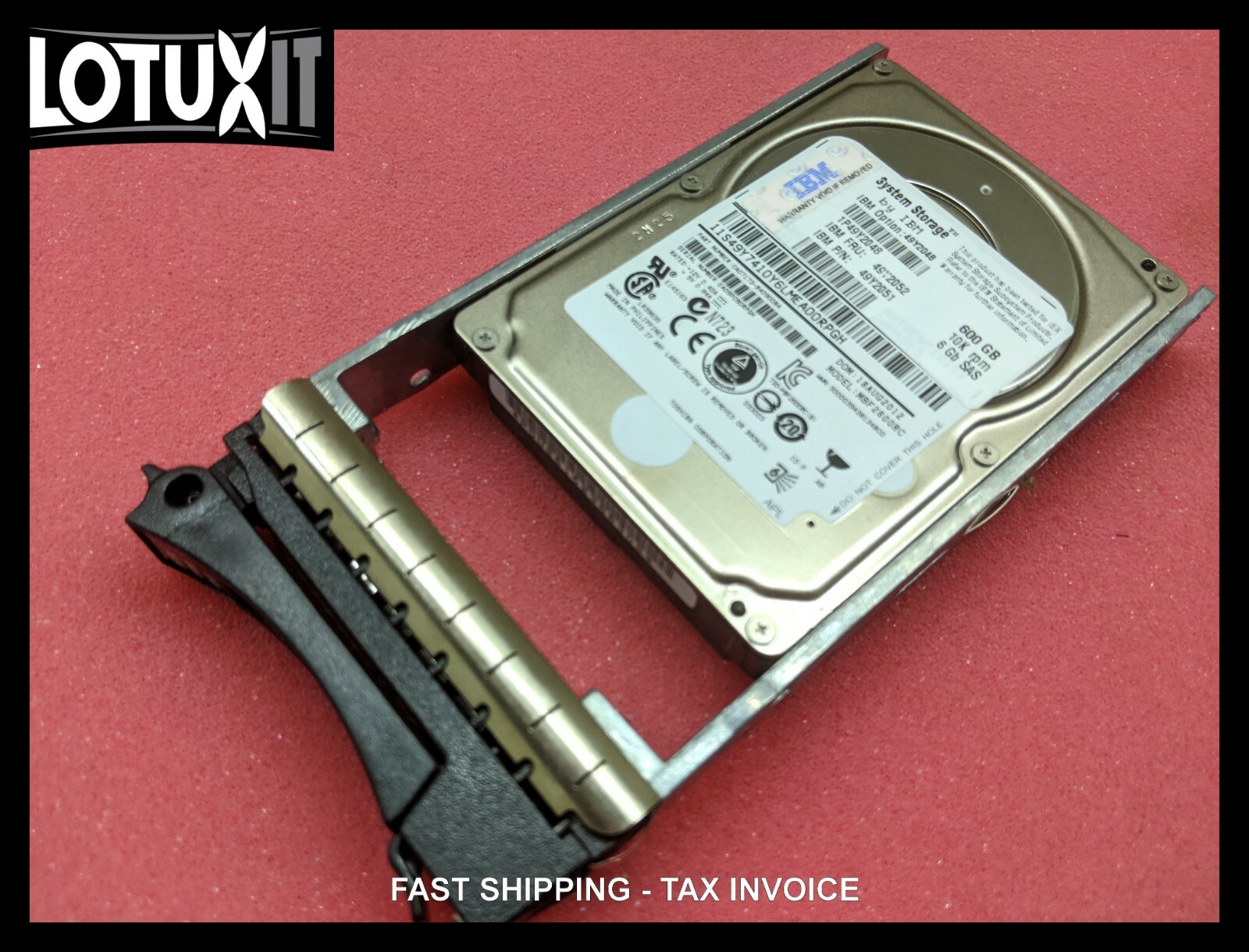 IBM 49y2051‐600?GB 10?K 2.5インチSAS 6?Gb/s HSハードドライブ