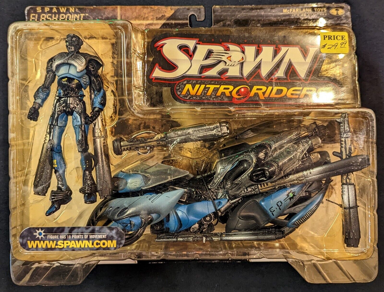 McFarlane Toys Spawn Nitro Riders Spawn Flash Point Action McFarlane Toys Spawn Nitro Riders Spawn Flash Point Action