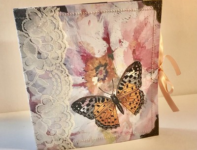 Junk Journal Handmade   With pockets belly bands tucks journal cards tags