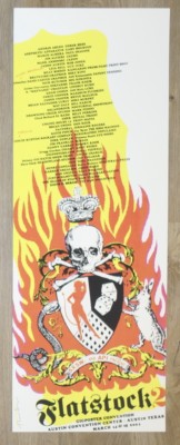 2003 SXSW/Flatstock 2 Art Show - Silkscreen Poster by Eye