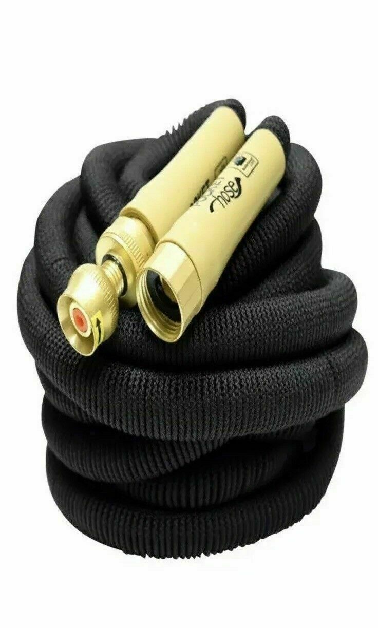 75ft. Amazing Brass Bullet Pocket Hose With Free Brass Spray Nozzle Free Ship