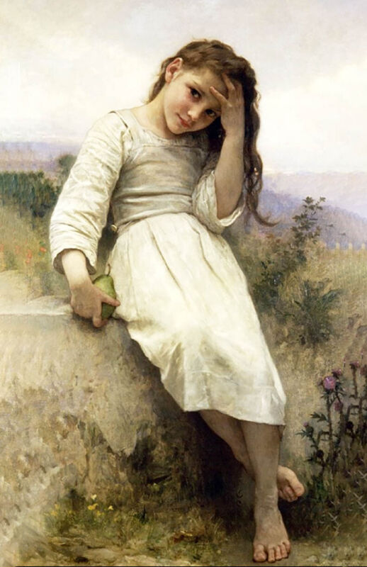 "sweet Little Thief" By William Adolphe Bouguereau 