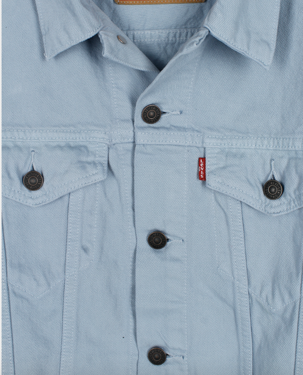 Levis Trucker Jacket Mens Denim Button Jacket Levis Color