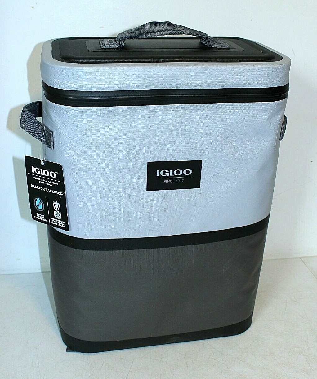NWT Igloo Reactor Backpack Cooler Bag, Holds 24 Cans, Insulated