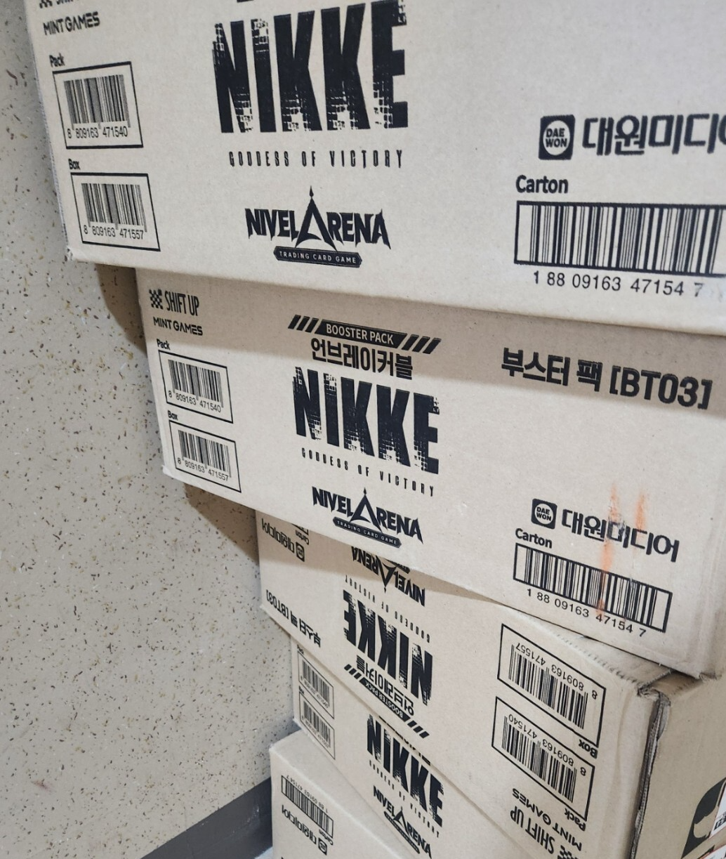 ニケ　NIKKE TCG NIVEL ARENA BOX 2box NIKKE NIVEL ARENA Card Booster Box Factory Sealed Encounter