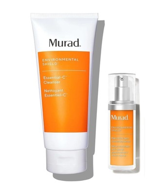 Murad Glow On Demand  Environmental Shield 2Pc Set C-Cleanser & Correcting Serum