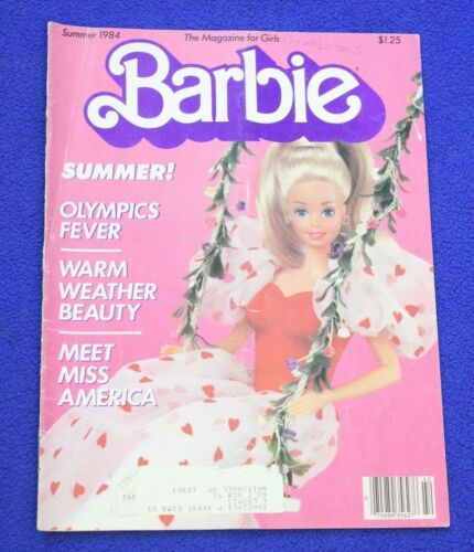 VINTAGE BARBIE DOLL MAGAZINE FOR GIRLS SUMMER OF 1984 SHAPE-UP BOOK BOOKLET