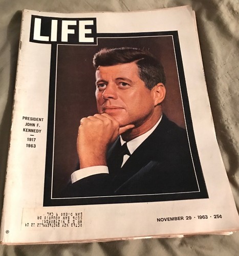 LIFE MAGAZINE NOVEMBER 29, 1963 John F Kennedy (President