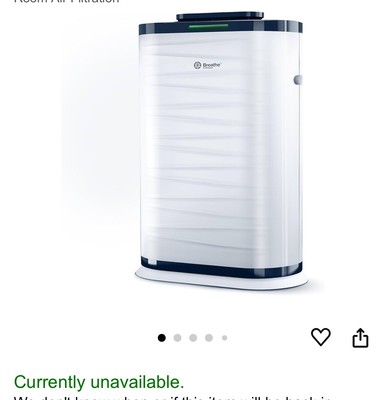 Breathe+ Pro Air Purifier BP-600-PRO humidifier Sealed